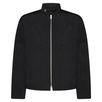 Jil Sander Heren, Jassen, Zwart, Maat: L Katoen