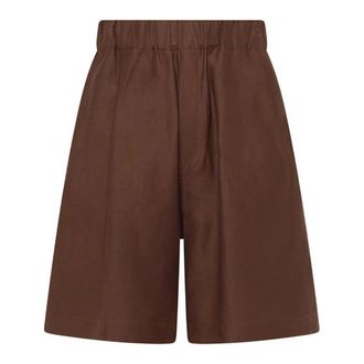 Laneus Casual Shorts, male, Brown, Size: S Casual Shorts