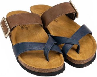 Naot Womens Fresno Sandal In Soft Ink/antique Brown