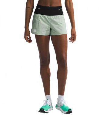 The North Face Summit Series Pacesetter 3 Shorts In Misty Sage/tnf Black
