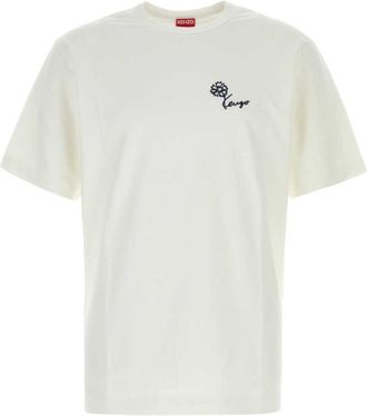 Kenzo White Logo T-Shirt