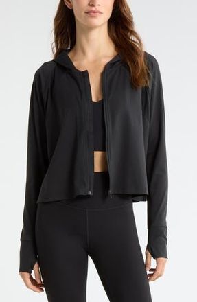 Zella Revitalize Jacket in Black at Nordstrom Rack, Size Medium
