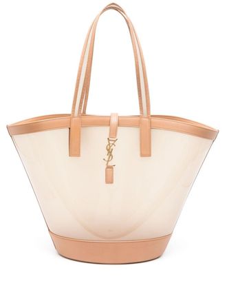 Saint Laurent medium Panier tote bag - Neutrals