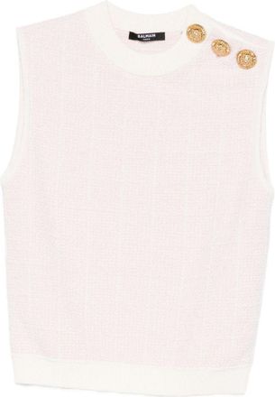 Balmain Tweed Tank Top
