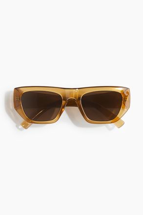 H&M Cat-Eye-Sonnenbrille - Dunkelgelb
