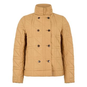 Moorer Charis Quilted Jacket - Dames - Jassen - Beige - Maat: XS Polyamide