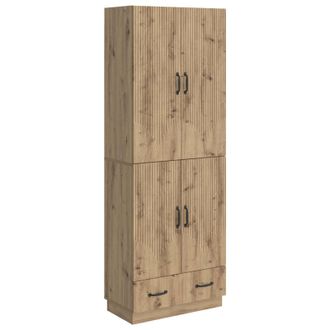 vidaXL Juego De Armarios 2 Uds. Roble Artisan Madera De Ingenier&iacute;a Vidaxl