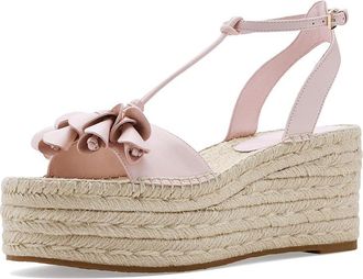 Kate Spade New York Lily Espadrille Wedge Sandals Womens Wedge Shoes Morning Beach : 8.5 M, Leather
