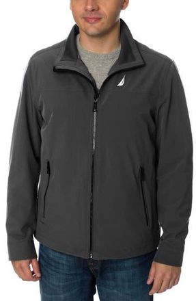 Nautica Lightweight Stretch Water Resistant Golf Jacket in Dark Grey at Nordstrom Rack, Size X-Large