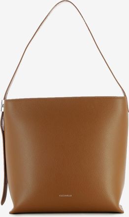 Coccinelle Handbag grained leather cognac