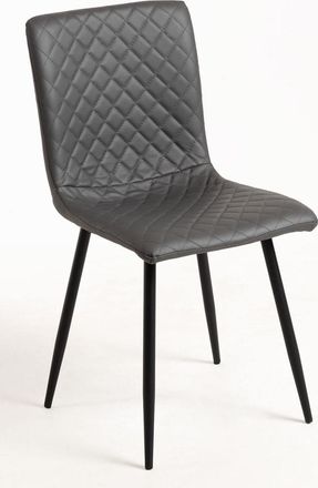 Regalos Miguel Regalos Miguel - Packs Sillas Comedor - Pack 2 Sillas Rom Polipiel - Gris