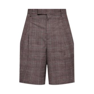 Jil Sander Casual Shorts, male, Brown, Size: M Wool Shorts