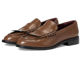 Franco Sarto Alonzo Slip-On Womens Flat Shoes Toffee Brown Faux Leather : 6.5 M