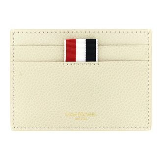 Thom Browne Hector Card Holder - female - Thom Browne - Wallets & Cardholders - Beige - ONE SIZE - Accessories