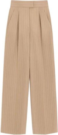 Valentino Garavani Pantalone - Dames - Wijde Broeken - Bruin - XS - Broeken