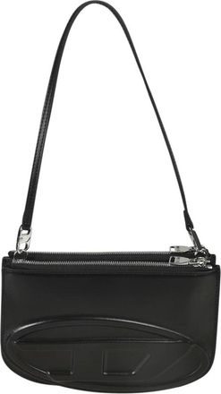 Diesel 1DR Shoulder Bag - Dames - Schoudertassen - Zwart - ONE Size - Leer - Tassen