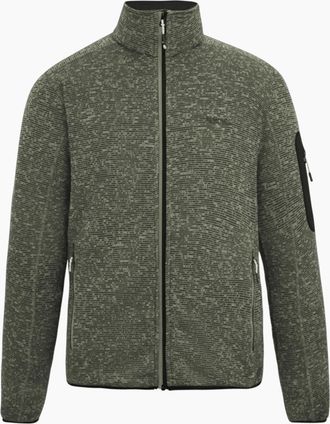 Regatta Mens Regatta Mens Newhill Marl Full Zip Fleece Jacket - Tan - Size: 40/Regular
