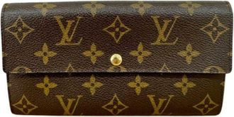 Louis Vuitton Brown Monogram Monogram Long Wallet (Bi-Fold) (Pre-Owned)