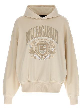 Dolce & Gabbana Mens Embroidered Hoodie