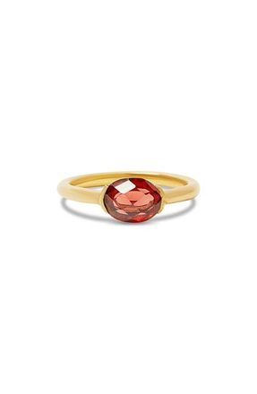 Argento Vivo Garnet Ring in Gold at Nordstrom, Size 7