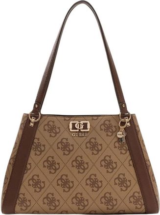 Guess Karnilla Logo Gfriend Carryall - Dames - Schoudertassen - Beige - ONE Size - Tassen