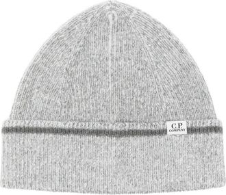 C.P. Company Berretto con applicazione logo - Grigio