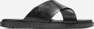 Cole Haan Mens Grand Neoclassic Cross Strap Sandals - Black Size 10