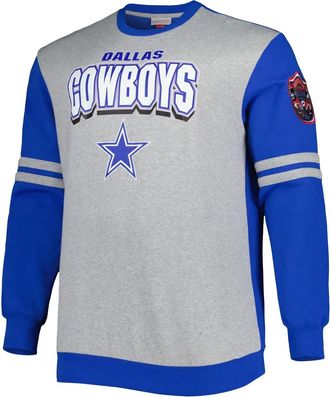 Mitchell & Ness Felpa NFL 2.0 Cowboys Grey - Grigio