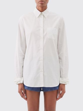 Valentino Cotton Shirt with Collar Bow