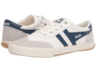 Gola Badminton Mens Shoes Off-White/Baltic : 8.5 D - Medium, Canvas
