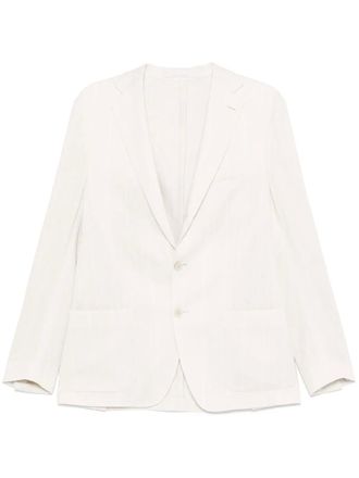 Eleventy Gestreepte blazer - Beige