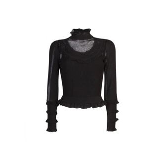 Twinset Donna, Top, Nero, M, new