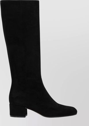 Gianvito Rossi knee-high suede block heel boots