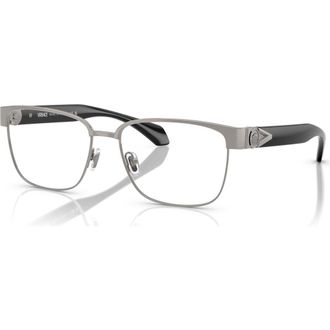 Versace 57mm Square optical glasses in Grey at Nordstrom