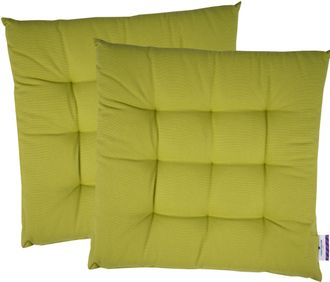 Tom Tailor Sitzkissen »Dove« TOM TAILOR unifarbenes, abgestepptes Sitzkisssen DOVE, 2er Pack