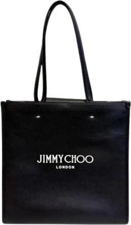 Jimmy Choo London Pre-owned Tote bag - Dames - Vintage Shopper - Zwart - ONE Size - Leer - Vintage