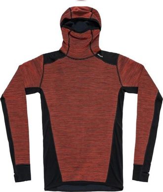 Devold Reverso Merino Hoodie Merinohoodie f&uuml;r Herren | rot