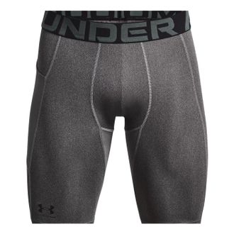 Under Armour HeatGear Pocket 9 Long Shorts Asia Sizing Carbon Heather Black 1361602-090