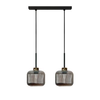OEM L&aacute;mpara De Techo Colgante, Tira, Pantalla, Grafito, Industrial, Loft, Led, 2xe27, Korn 14-978
