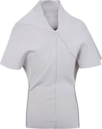 Rick Owens Top con colletto - Grigio