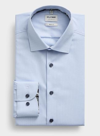 Olymp Mens No-iron micro-pattern shirt Modern fit