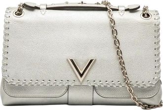 Louis Vuitton Borsa a tracolla Cuir Plume Ecume Very Chain metallica 2017 - Argento