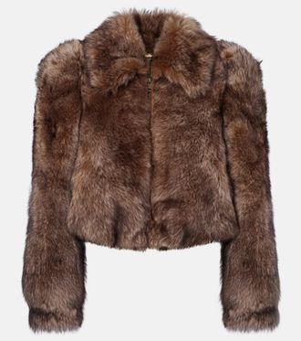 Chlo&eacute; Chlo&eacute; Giacca cropped in shearling