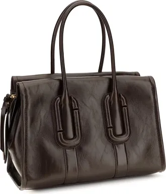Marc Jacobs Womens Leather Handbag Babe City Tote Fondant Calf Shoulder Bags