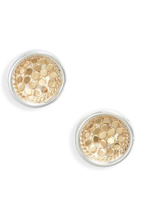 Anna Beck Classic Dish Stud Earrings in Gold at Nordstrom