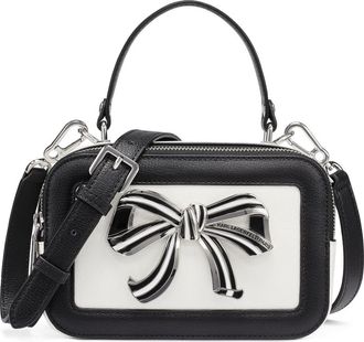 Karl Lagerfeld Simone Crossbody in White/black 1 at Nordstrom