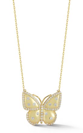 Glaze Jewelry Sterling Silver Butterfly Necklace