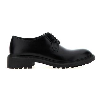 Saint Laurent Antoine 25 PL - Heren - Veterschoenen - Zwart - 40 EU - Leer - Schoenen