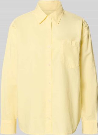 Levi's Boyfriend Fit Bluse mit Brusttasche Modell HARLIE in Pastellgelb, Gr&ouml;&szlig;e XS