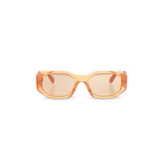 Versace Sunglasses, male, Orange, Size: 53 MM Medusa Biggie Sunglasses